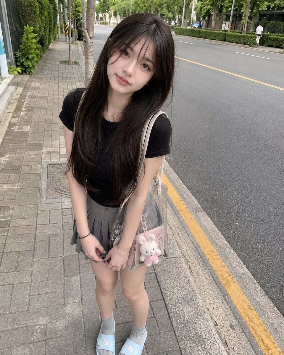 日本少女街道生活快照：休闲日常穿搭抓拍