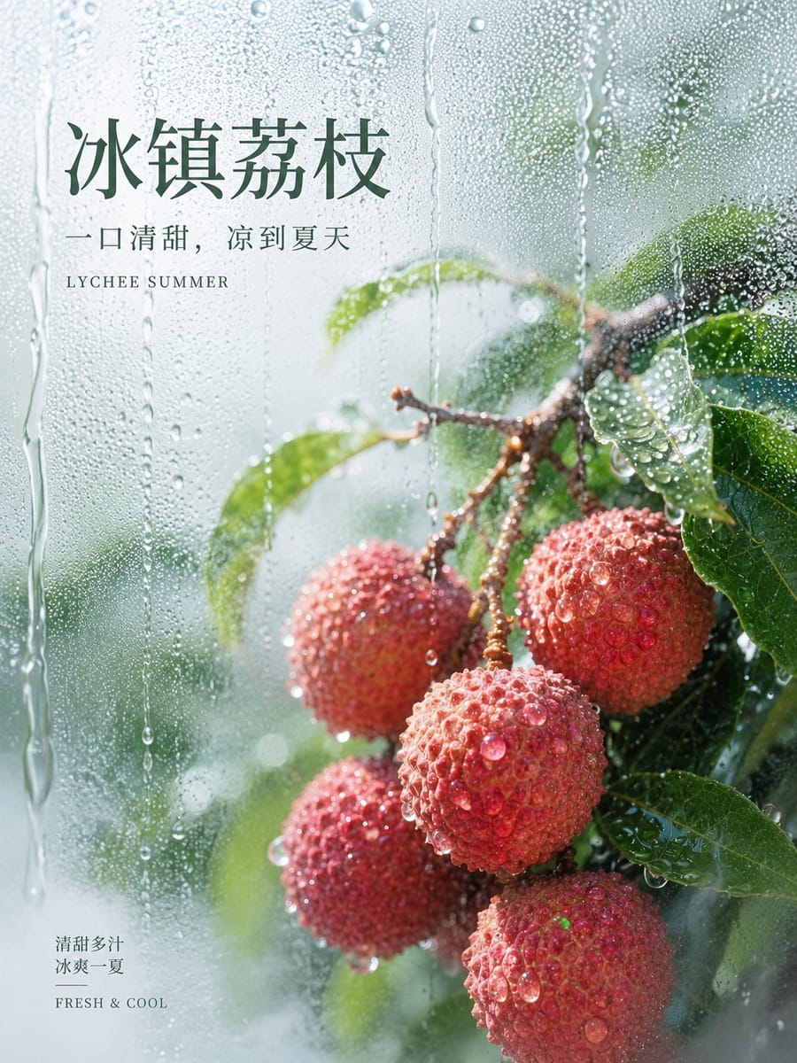 冰镇水雾水果广告大片