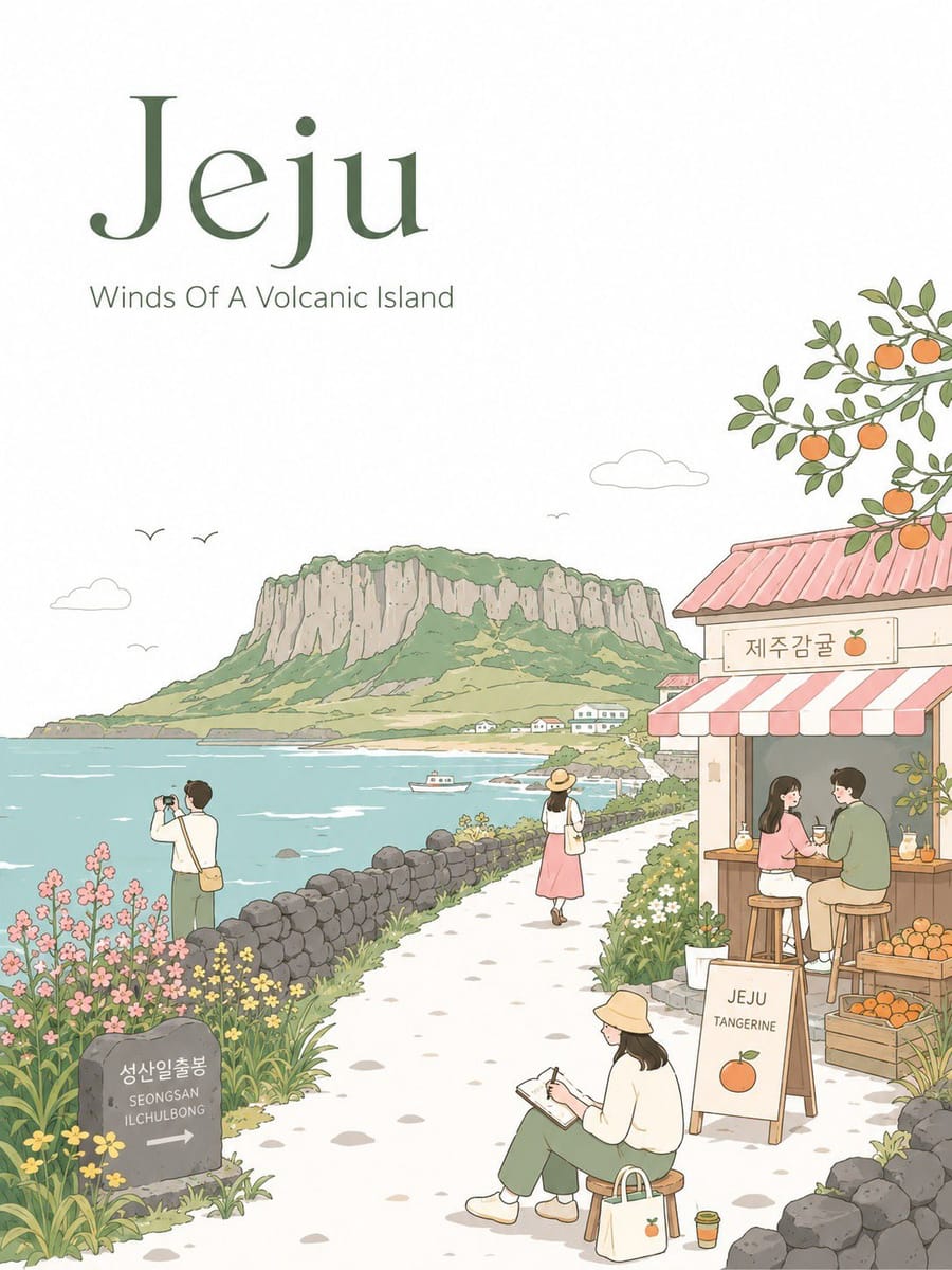 极简扁平矢量·城市旅行海报设计