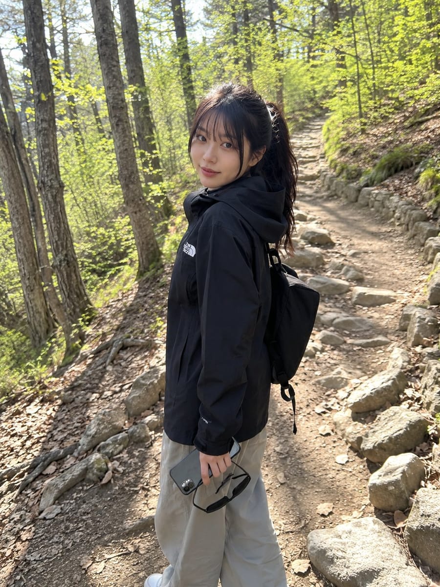 户外徒步抓拍｜日本女生真实旅行瞬间