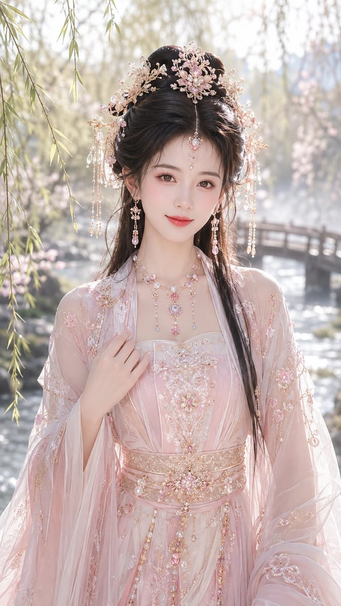 唐风仙侠·春日女主梦幻写真 | 古风AI人像生成