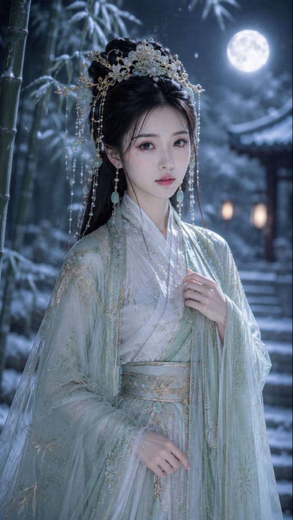 唐风月下·仙侠清冷女主 | 高精东方幻想人像写真