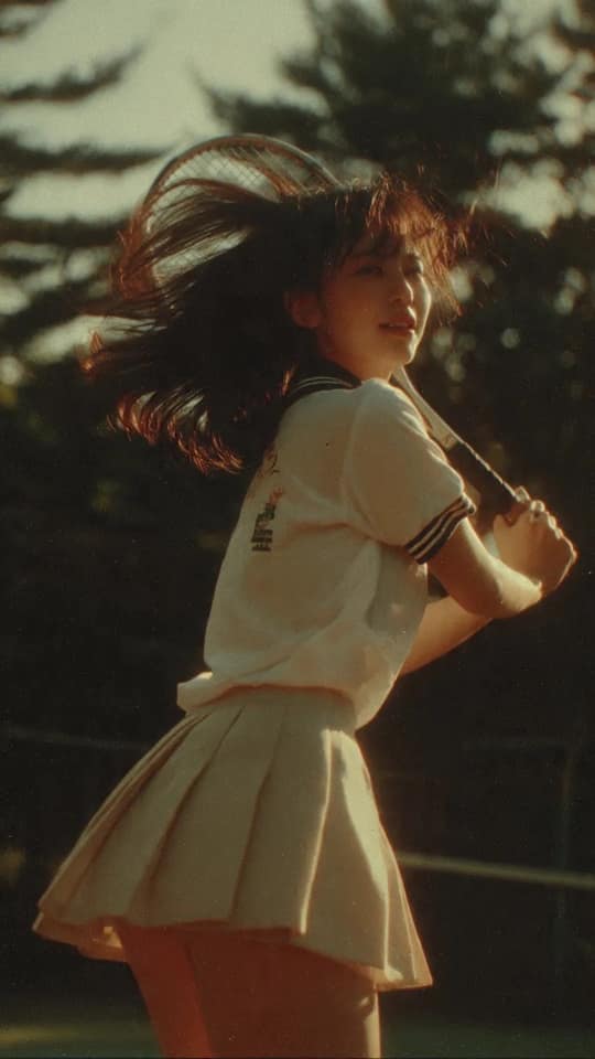 90年代日系电影感少女 | 网球抓拍人像