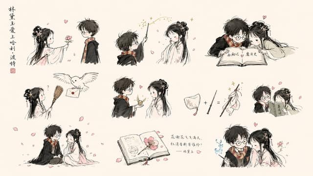 林黛玉爱上武大郎：极简手绘叙事指南