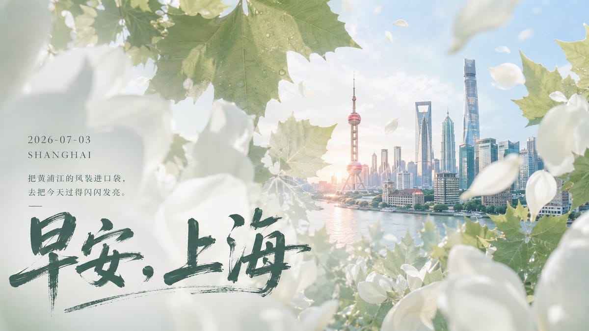 城市早安·沉浸感场域海报设计