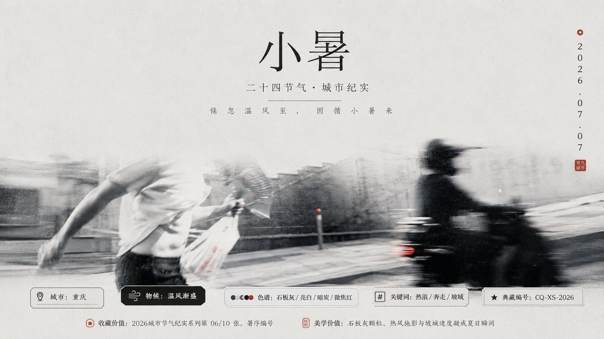 街拍纪实×二十四节气:高速瞬间视觉生成