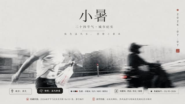 نمونهٔ 街拍纪实×二十四节气：高速瞬间视觉生成