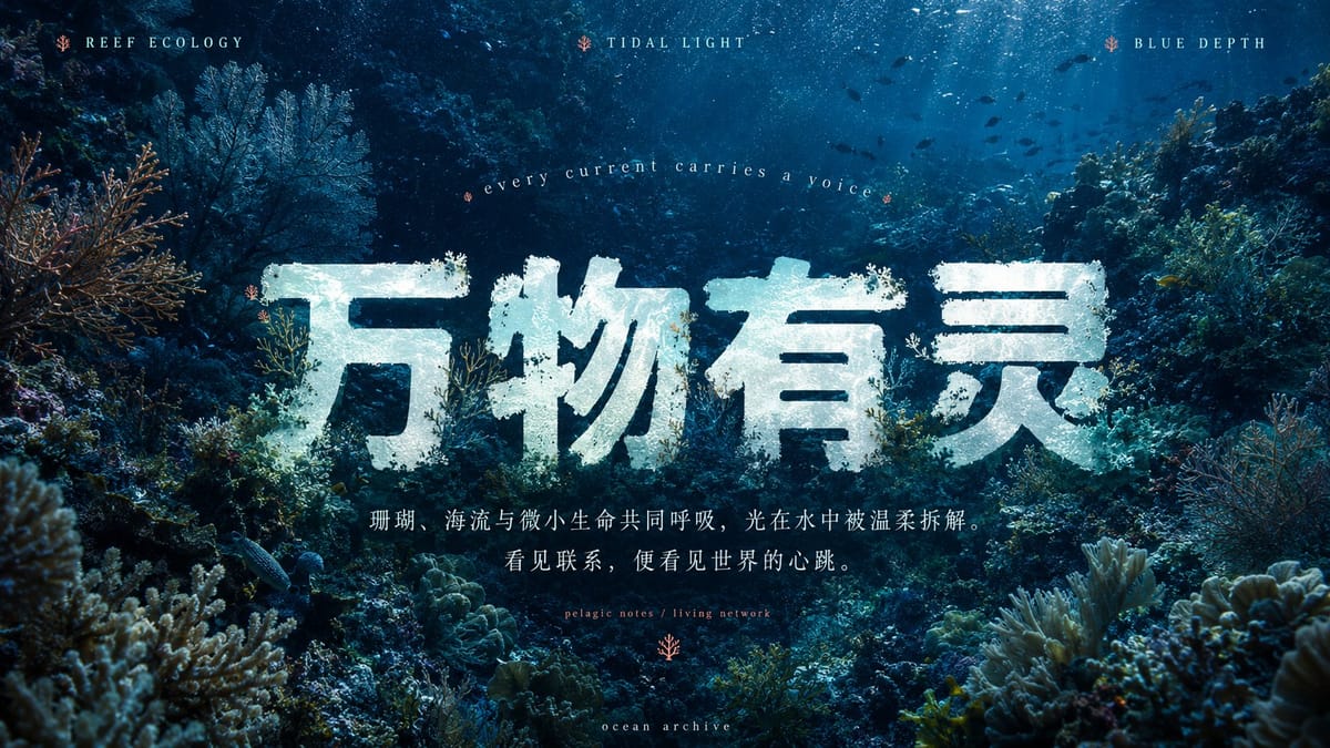 自然纹理×巨型文字：沉浸式摄影海报生成提示词