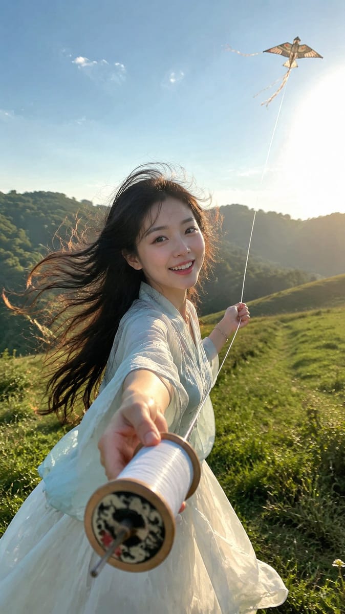 夏日新中式少女·超写实POV人像写真