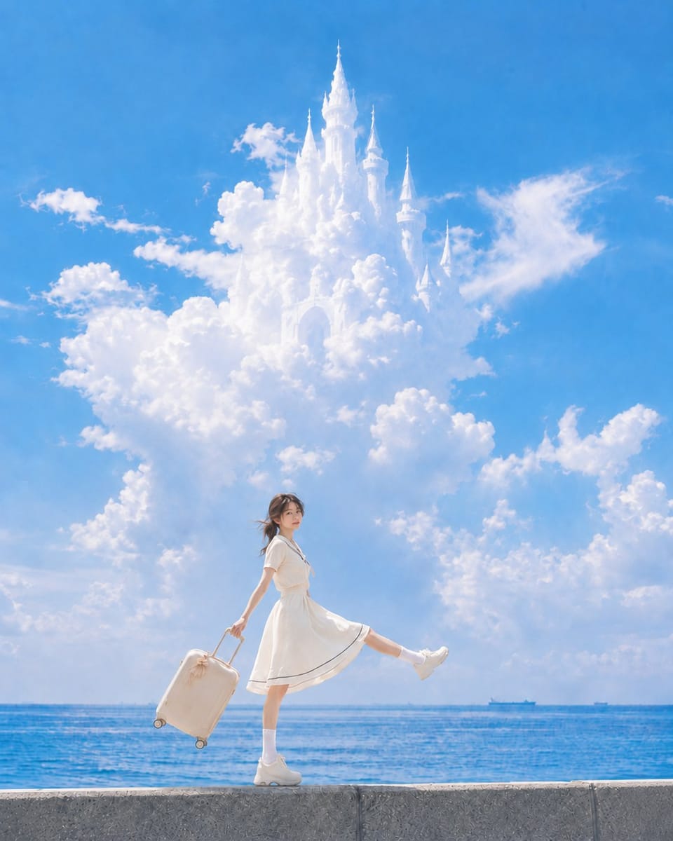 云城夏日人像 | 清透感摄影Prompt