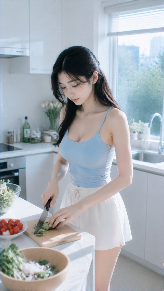 冷白清透CCD居家写真