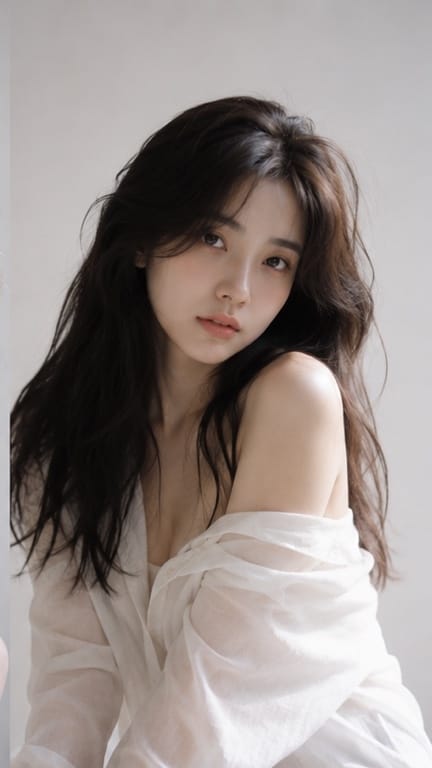 极简人像｜东亚女性柔和质感写真
