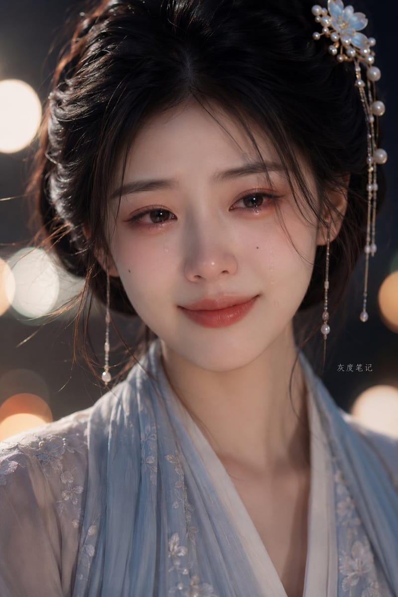 古风泪妆·电影级超写实人像特写