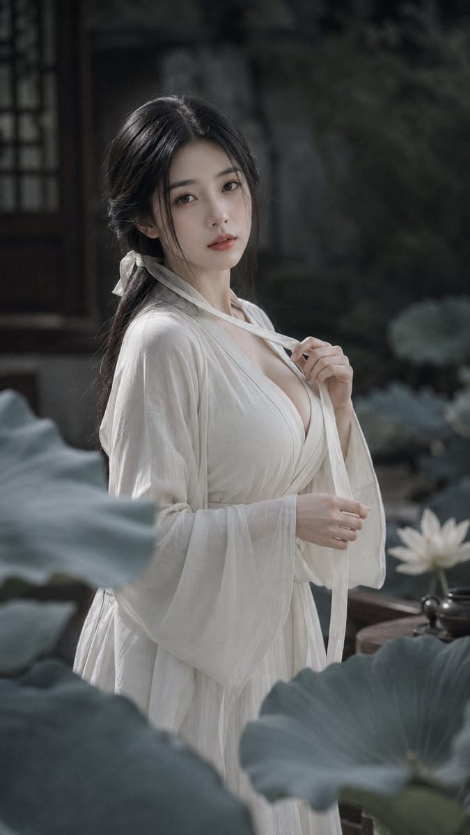 新中式古风人像｜清冷安静的写实生活方式肖像