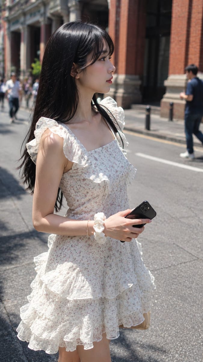 手机实拍质感街头写真｜东亚女性自然抓拍大片