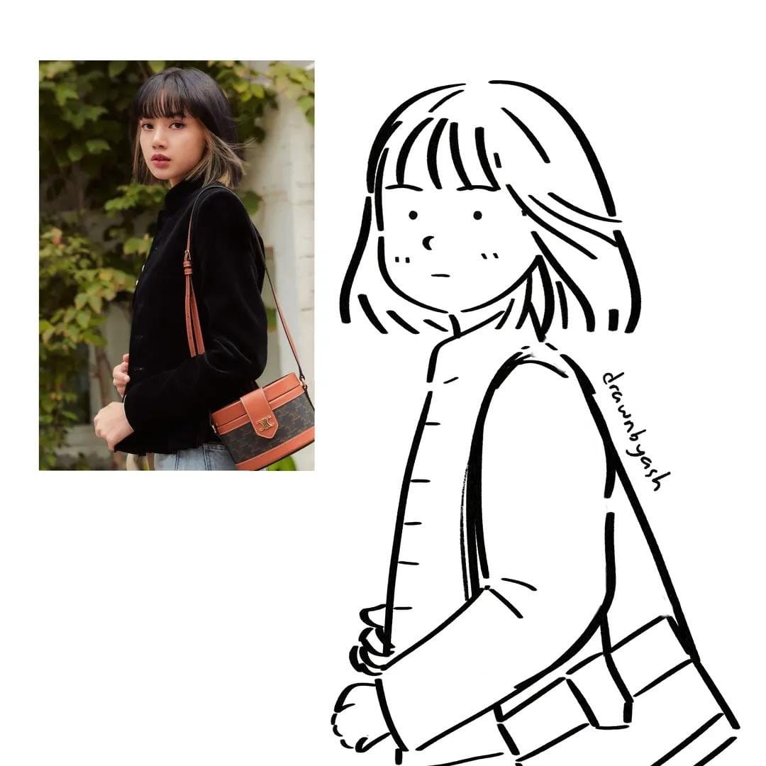 极简黑白手绘涂鸦插画|照片秒变可爱漫画风
