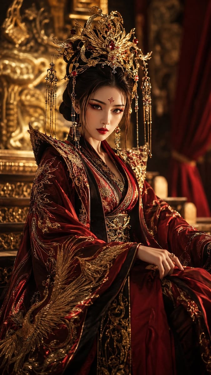唐风仙侠大女主高精度角色写真|海报级威仪人像
