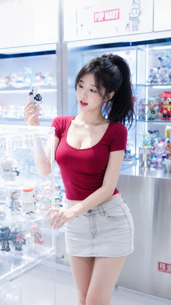 冷白清透CCD都市休闲少女写真提示词