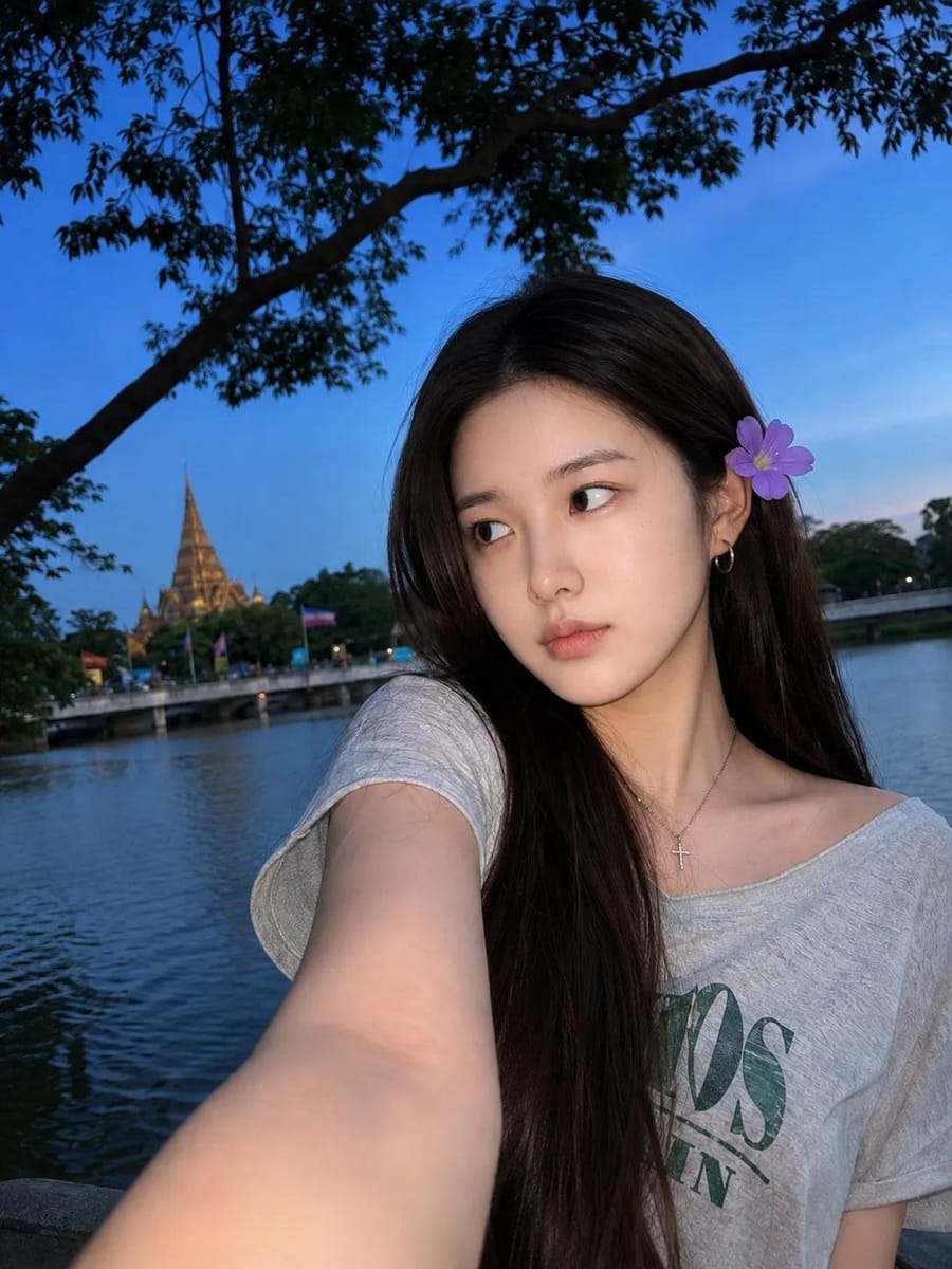 业余质感户外自拍人像|iPhone 17 Pro 超写实写真