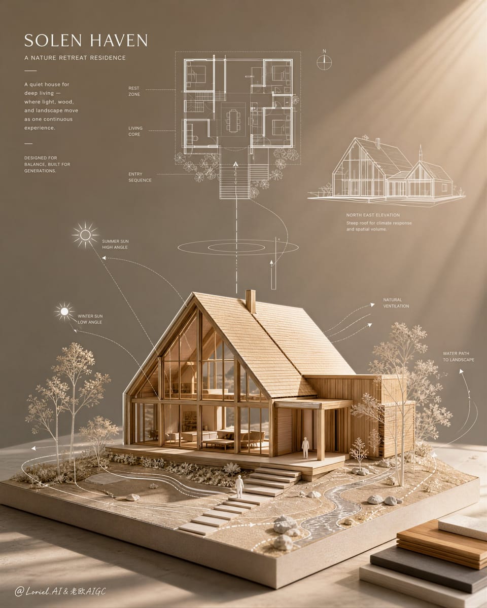 高级感建筑销售海报 | 精品住宅旗舰发布视觉