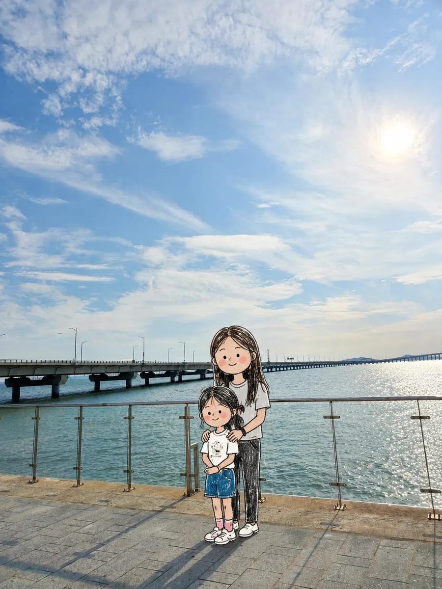 实景照片人物秒变可爱手绘涂鸦