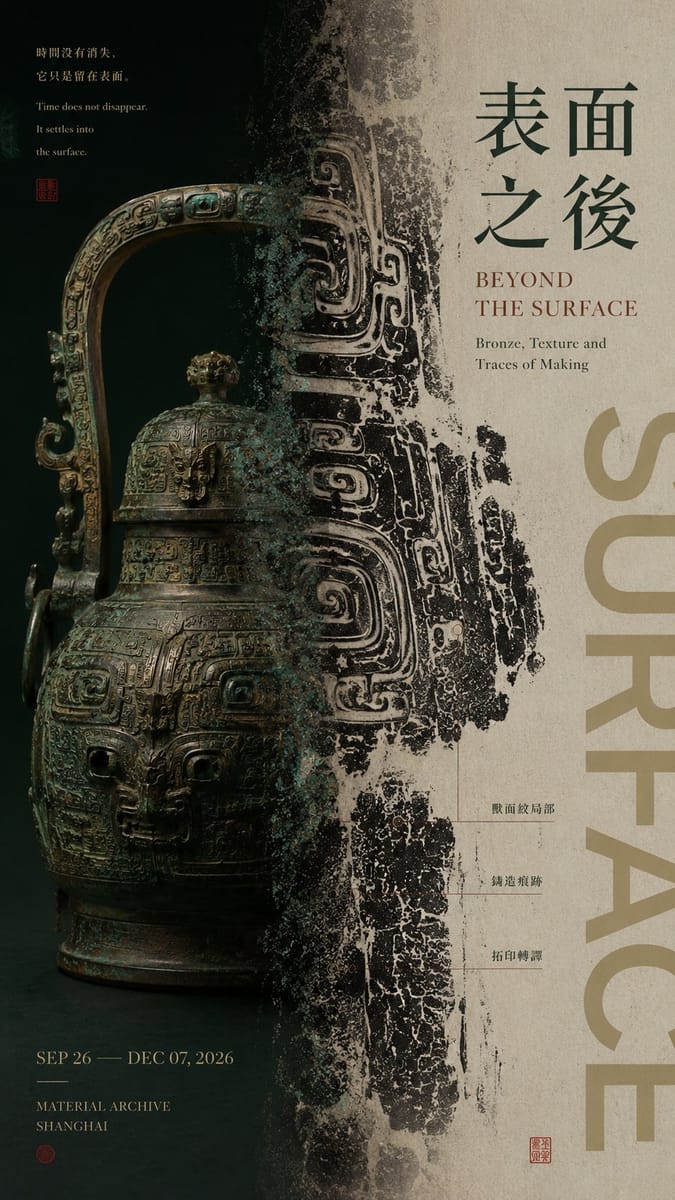 左右构图展览视觉海报设计|Editorial中轴连接