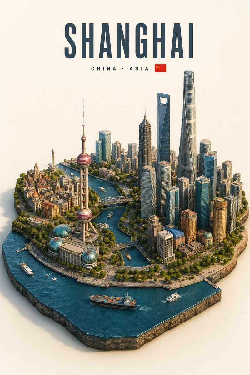 3D等距微缩地理景观模型:一键复刻博物馆级城市地标