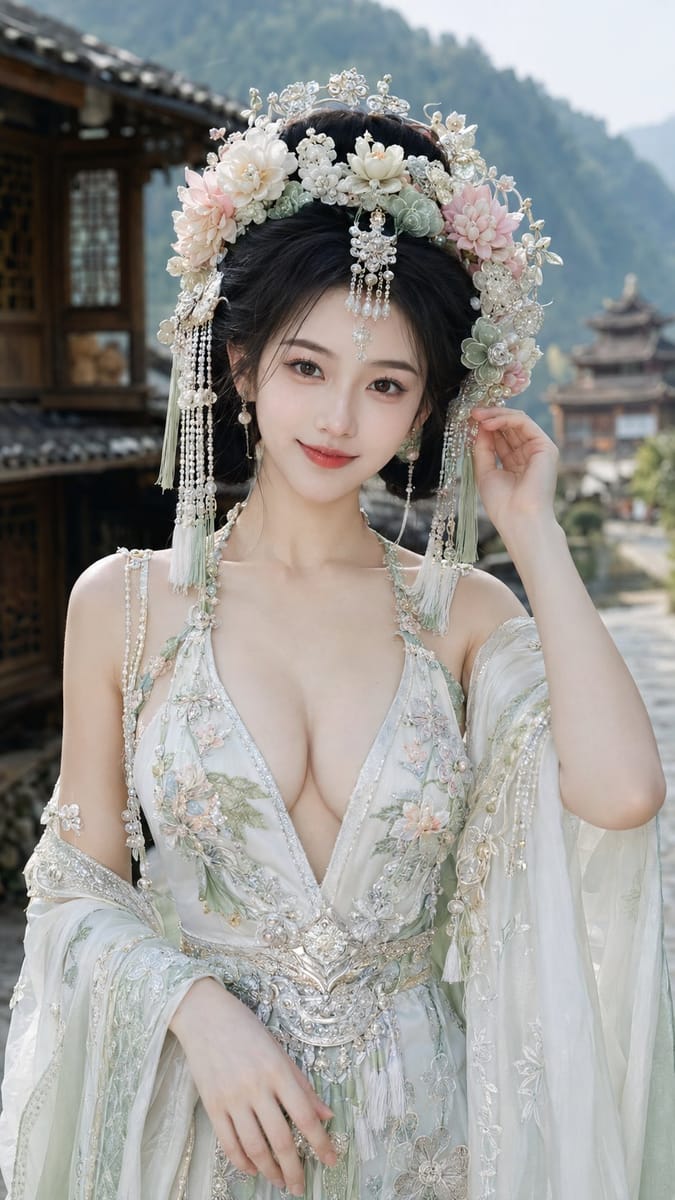 贵州非遗服饰×东方极繁主义·高级时尚人像