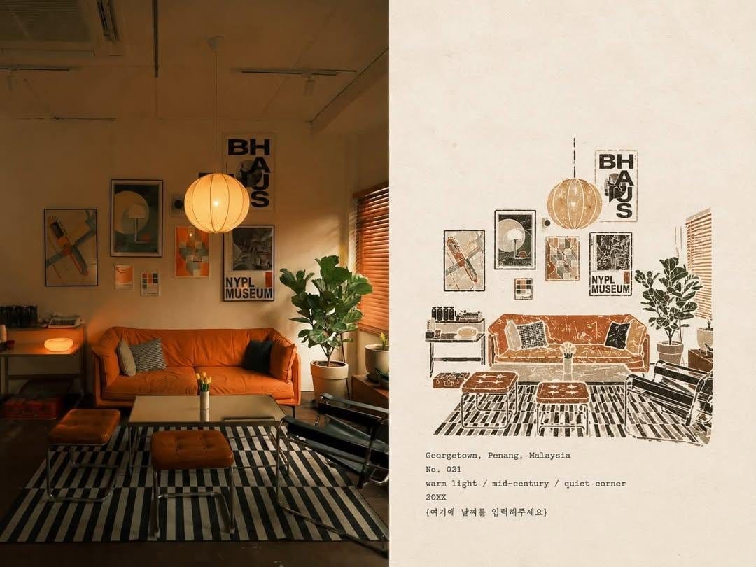 曼谷复古旅行日志|纪实摄影×手绘插画杂志风