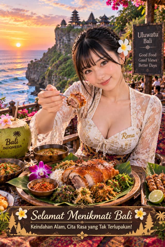 乌鲁瓦图悬崖餐厅·巴厘岛美食人像写真