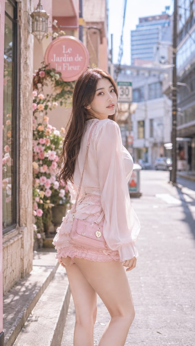 日本街头时尚人像摄影：清新少女电影感写实