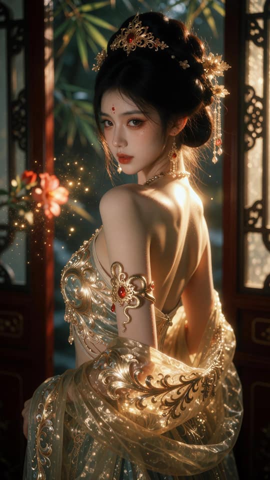鎏金宫廷回眸：大唐东方美人电影感剧照