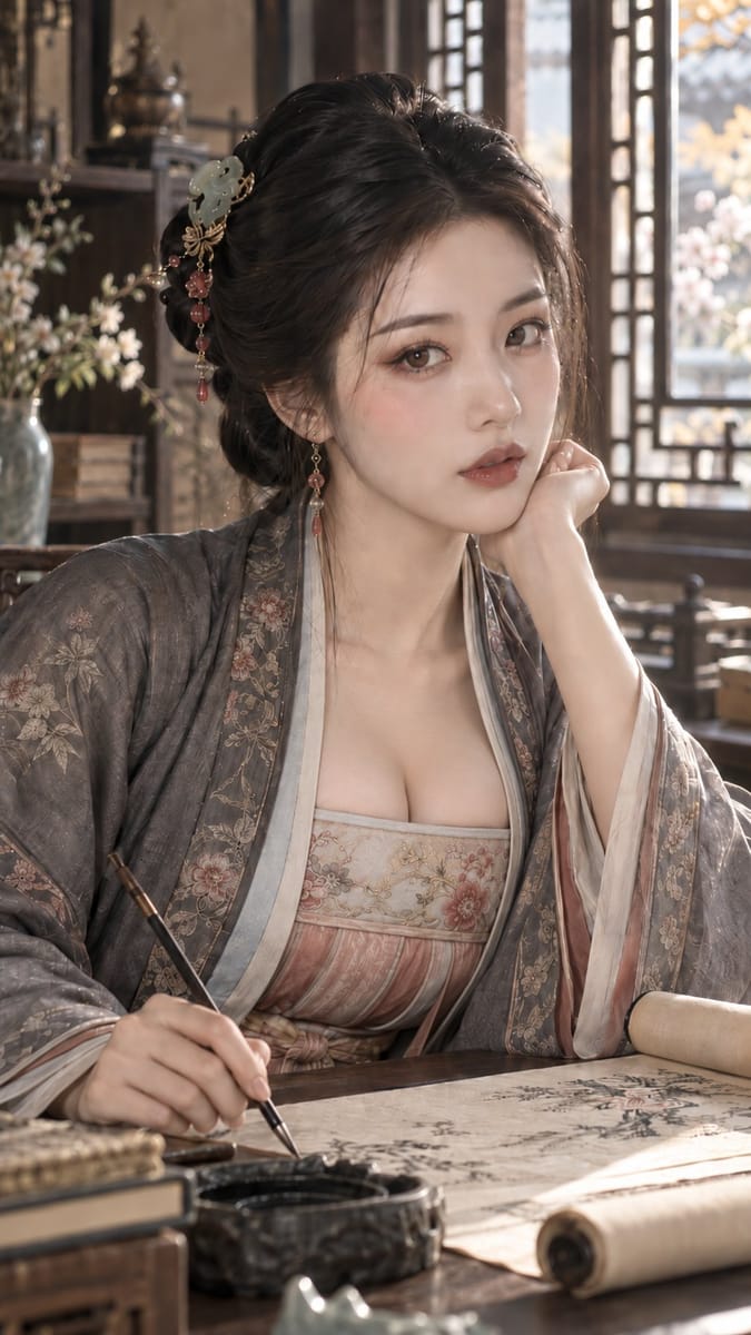 古风书卷电影感·世家闺秀知性人像
