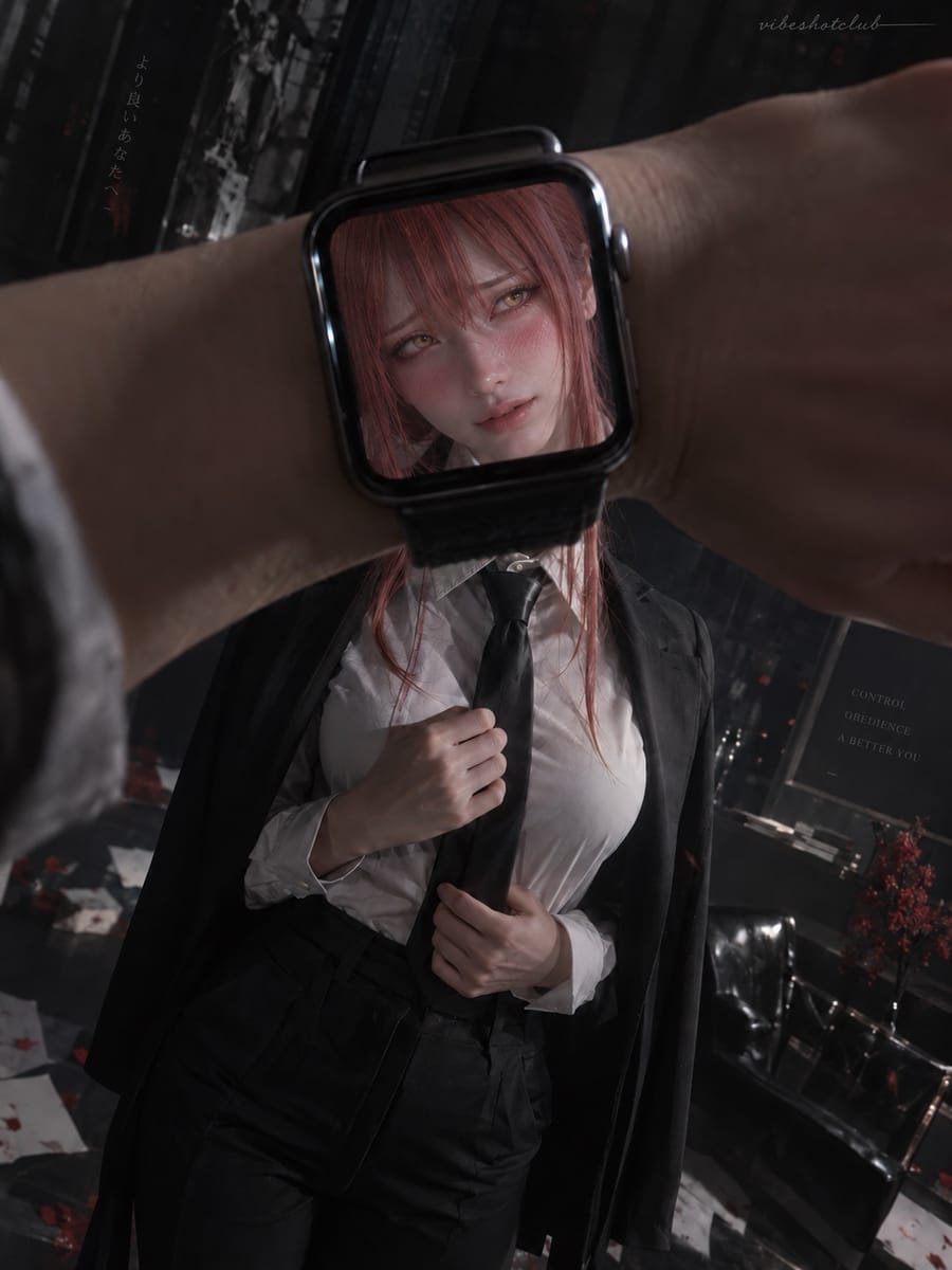 Apple Watch屏显面容·超写实电影感COS人像摄影