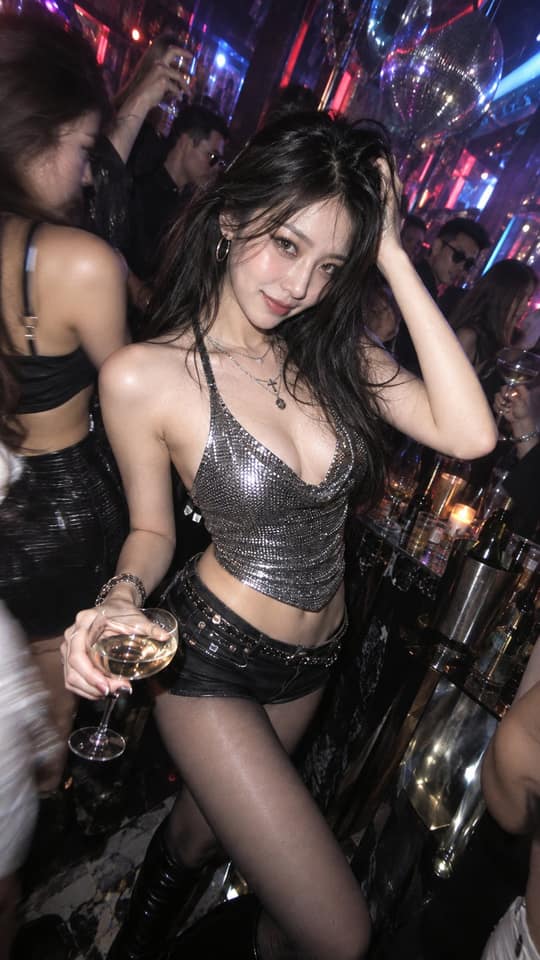 نمونهٔ Y2K首尔夜店韩系美女写实摄影