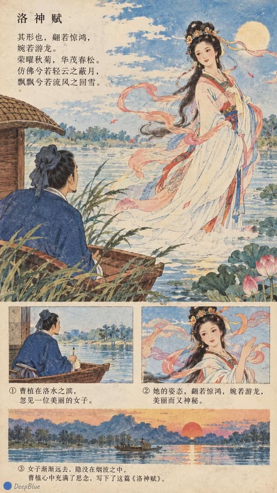 نمونهٔ 90年代语文课本插画风格生成器