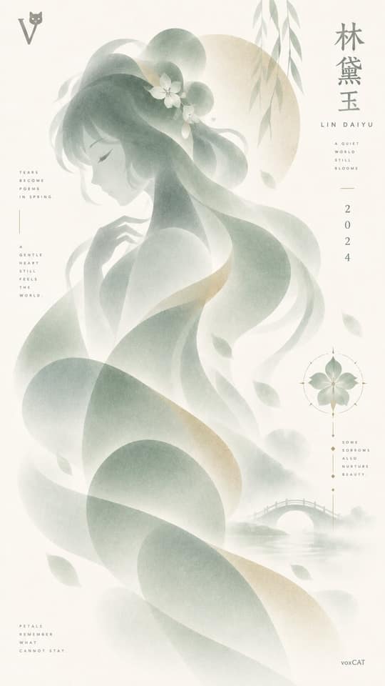 نمونهٔ 柔性生物形态抽象海报｜日式节庆×瑞士版式极简提示词
