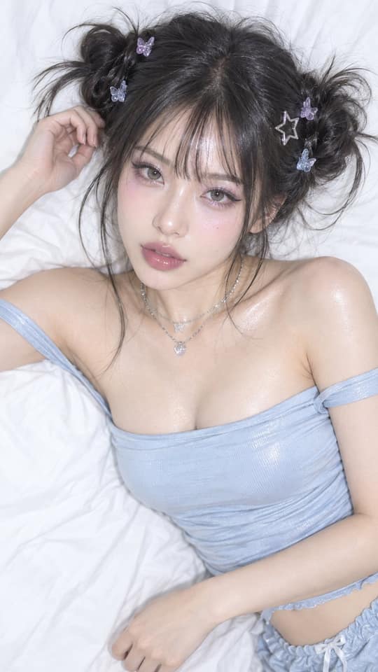 نمونهٔ 千禧Y2K日杂风亚裔女性时尚写真提示词