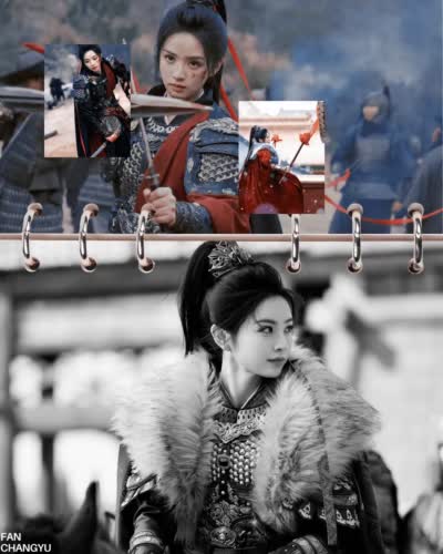 نمونهٔ 战火硝烟中的永恒女战士：戏剧性人物描述
