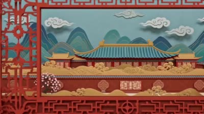 惊艳中国传统剪纸动画制作 | 多层场景视觉盛宴