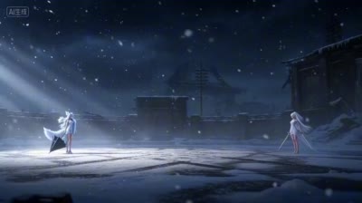 雪夜死斗：双剑VS伞影的终极对决