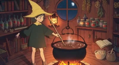 نمونهٔ 魔法少女的黑暗料理：麻将拉面巧克力锅