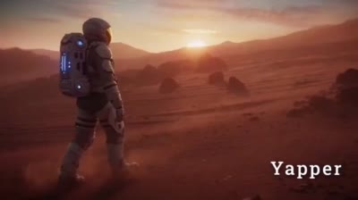 نمونهٔ Seedance 2.0：火星孤独宇航员电影级科幻视频创作