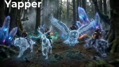 نمونهٔ 奇幻魔法森林高速骑行3D动画