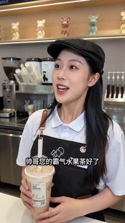 نمونهٔ 硬核撩妹反转喜剧：打包带走奶茶店员