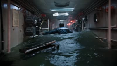 潜艇进水生死救援：水手紧急抢险